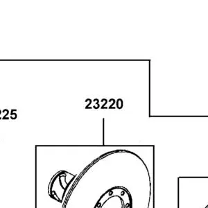 23220-AGA5-M00 FACE COMP MOVABLE DRIVEN — diagram cutout
