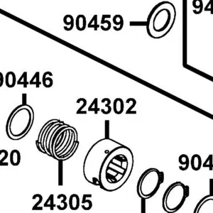 24302-PRB2-M00 CAM REVERSE GEAR SHIFT — diagram cutout