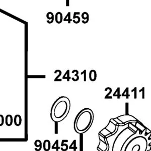 24310-ALE8-E00 DRUM ASSY GEAR SHIFT — diagram cutout