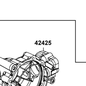 42425-LKC3-500 HOUSING GEARCASE-FRONT MACH — diagram cutout