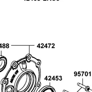 42472-LKM8-500 COVER LOCK ASSEMBLY — diagram cutout