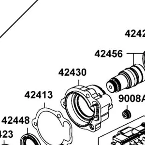 42430-AKB9-M00 HOUSING PINION-MACH — diagram cutout