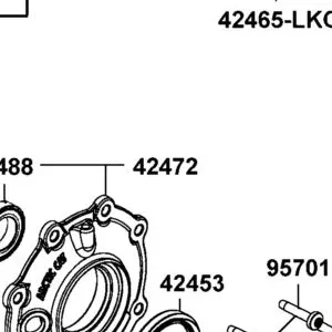 42472-AKB9-M00 COVER LOCK ASSEMBLY — diagram cutout