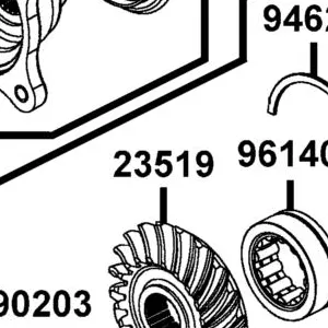 23519-ALE8-E00 BEVEL GEAR DRIVE — diagram cutout