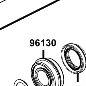 96130-ZXA6-M01 BEARING BALL D/R 25*52*20.6 — diagram cutout