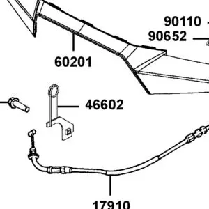 46602-ALE8-E00 STAY PEDAL — diagram cutout