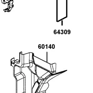 60140-ALE8-E00-N1R PANEL SPLSH (Black) — diagram cutout