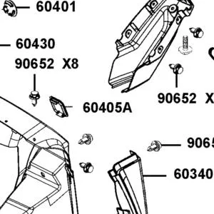 60405-ACJ7-E00-N1R CAP COVER (Black) — diagram cutout