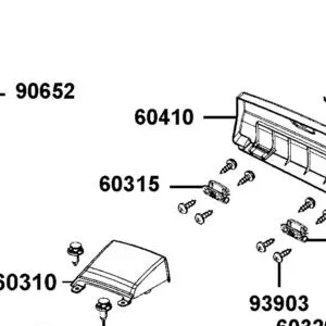 60410-ALE8-E00-N1R LID???GLOVE BOX (Black) — diagram cutout