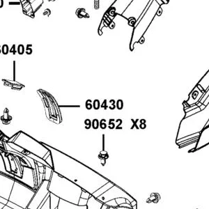 60430-ALE8-E00 PLATE SHIFT LEVER — diagram cutout
