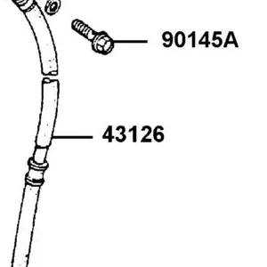 43126-AKB9-M00 HOSE ASSY RR BRK — diagram cutout