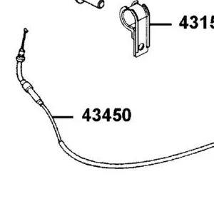 43450-ALE8-E00 CABLE PARKING BRAKE — diagram cutout