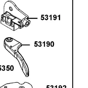 53190-ALE8-M00 LEVER PARK BRAKE — diagram cutout
