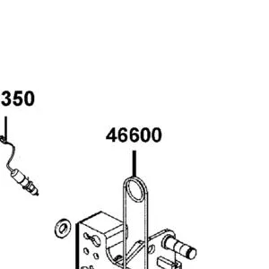 46600-AKJ3-M00 STAY PEDAL ASSY — diagram cutout