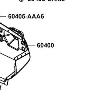 60400-AGA5-600-N1R PANEL FRONT (Black) — diagram cutout