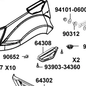 64308-LKM8-900-N1R TRIM0 L FRONT (Black) — diagram cutout