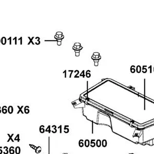 17246-ALE8-E00 CLAMP AIR/C — diagram cutout