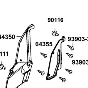 64355-ALE8-E00-N1R PANEL???RH SEAT (Black) — diagram cutout