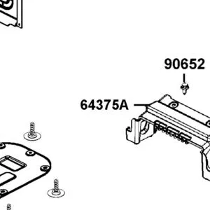 64375-ZWA2-M00-N1R SHIELD HEAT (Black) — diagram cutout