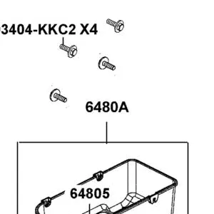6480A-ALE8-E00-N1R BOX ASSY LUGGAGE (Black) — diagram cutout