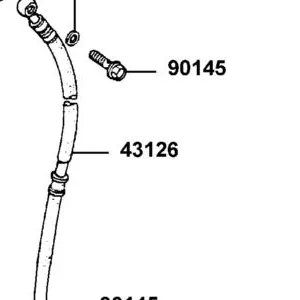 43126-LKM8-900 HOSE ASSY RR BRAKE — diagram cutout