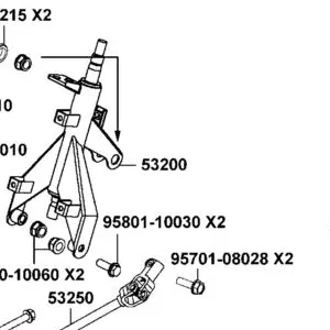 53200-ALE8-E00 COLUMN STEERING — diagram cutout