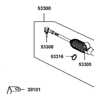 53308-ALE8-E00 BALL JOINT — diagram cutout