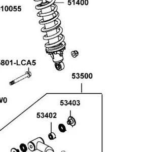 53500-ALE8-E00 A-ARM ASSY FR UPPER LH — diagram cutout