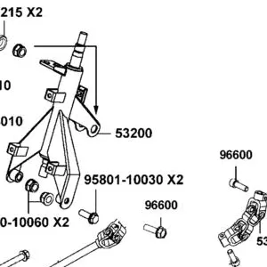53200-AKJ3-M00 COLUMN STEERING — diagram cutout