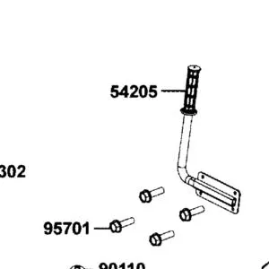 54205-AGA5-M00 HANDLE PASSENGER — diagram cutout