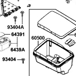60500-AGA5-M00-N1R BOX LUGGAGE (Black) — diagram cutout