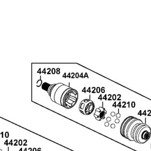 44204-ALE8-M01 INNER C.V JOINT — diagram cutout