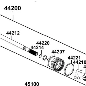 44220-ALE8-M00 CLAMP — diagram cutout