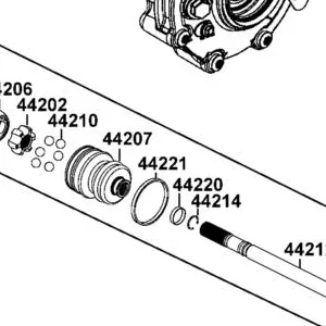 44221-ALE8-M00 CLAMP — diagram cutout