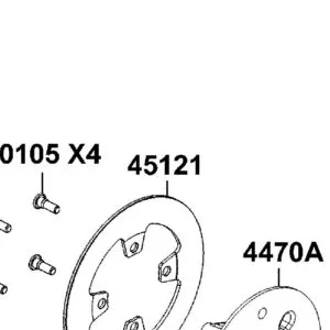 45121-LKM8-900 DISK FR BRAKE — diagram cutout