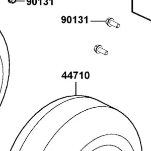 44710-LEE8-90A TIRE ASSY FR /KENDA 25*8.00-12 2P TL — diagram cutout