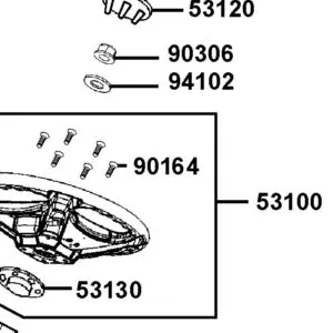 90164-ADG8-E00 BOLT M5X12 — diagram cutout