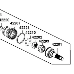 42202-ALE8-M00 I/R — diagram cutout