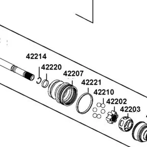 42207-ALE8-M00 CV BOOT — diagram cutout