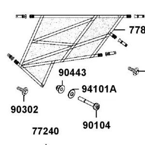 90443-ABA5-E20 NUT??? CAP??? FLANGE??? 8MM — diagram cutout