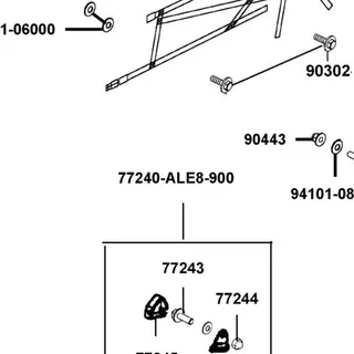 77240-ALE8-910 BELT??AFETY — diagram cutout
