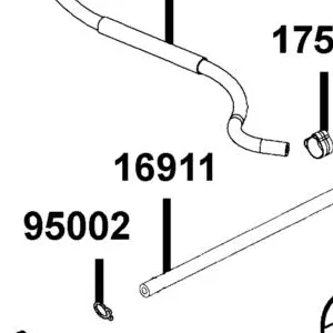 16911-ACB2-M00 TUBE FUEL COMP — diagram cutout