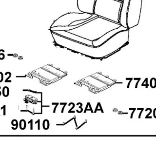 7723A-LEE8-315 LOCK ASST SEAT — diagram cutout