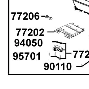 95701-ADG8-E00 BOLT FLANGE 6*40 — diagram cutout