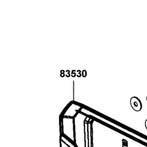 83530-AKB9-M00-N1R COVER ROOF PIPE REAR (Black) — diagram cutout