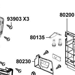 80135-ALE8-E00 BRACKET R TRUNK STOPPER — diagram cutout