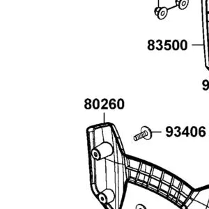 80260-ALE8-E00-N1R COVER REAR (Black) — diagram cutout