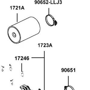 1723A-ALE8-E00 CASE ASSY AIR/C — diagram cutout