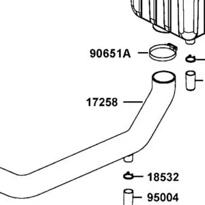 17258-ALE8-E00 PIPE INTAKE — diagram cutout