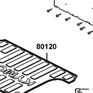 80120-LEE8-E00 MAT REAR STORAGE — diagram cutout